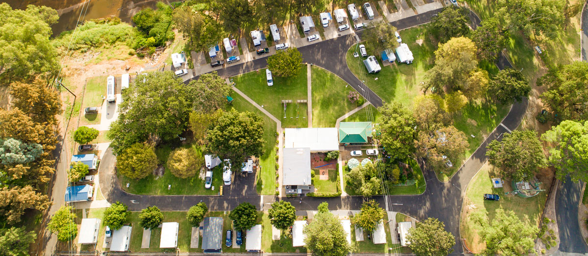 Cowra Van Park Aerial